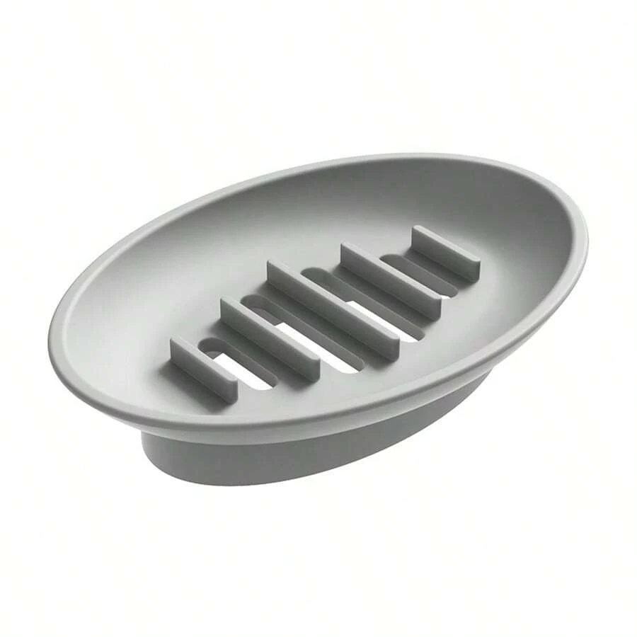 Khay đựng xà phòng chống trượt bằng silicon có lỗ thoát nước, thích hợp dùng trong phòng tắm và nhà vệ sinh, khay đựng xà phòng linh hoạt giúp giữ xà phòng khô ráo và kéo dài tuổi thọ của xà phòng. - hộp xà phòng - Xem 1