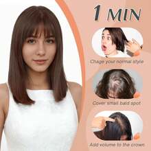 VADES Human Toppers & Bangs - A02 - View 7