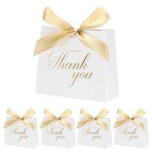 Gift Box With Ribbon 4.9'x4.7'x1.8' Paper Mini Gift Boxes Presents Bags For Birthday Christmas Mother's Day Wedding Baby Shower Birthday Packaging Candy Cookie Chocolate Craft Candle Small Gifts - View 13