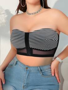 女士时尚露背前扣无肩带文胸 - 彩色 - 查看 6