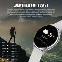 1.28" HD Display, Wireless Calling, Customizable Wallpaper, Compatible With Android & IOS, Includes Fitness Tracking, Message Alerts & Music Control, Interchangeable Straps, Suitable For Both Men And Women - Multicolor - View 7
