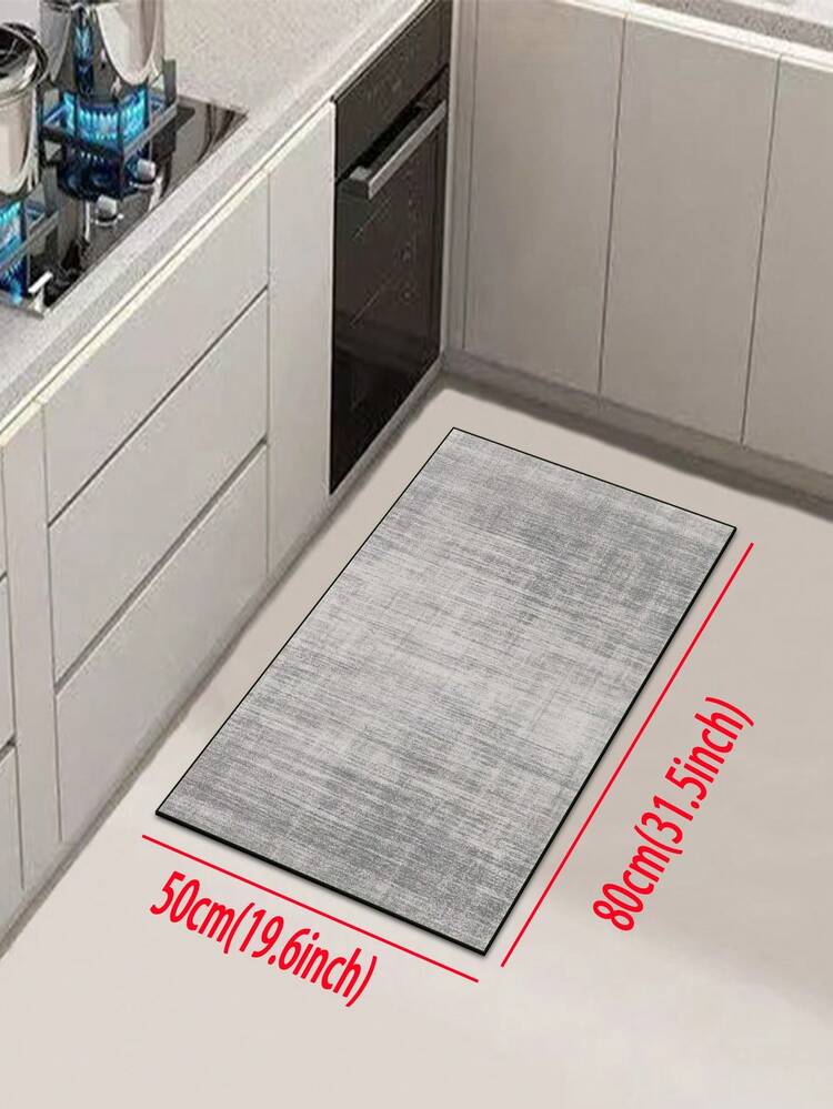 3.5mm Thick Soft Rubber Kitchen Mat, Modern Minimalist Style Kitchen Absorbent Rug, Can Be Self-Cut To Fit Kitchen Size, Surface Fabric Material, Middle Sponge Layer, Bottom Rubber Layer, Suitable For Kitchen Rugs, Kitchen Decor, Wedding Decor, Home Decor, Bathroom Mat, Entryway Mat, Laundry Room Mat, Hallway Carpet, Living Room Mat, Etc. - Multicolor - View 12
