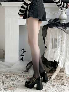 时尚性感渐变色连裤袜 - 彩色 - 查看 5