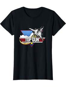 Fighter Jet Portrait-Shirt - Black - View 3