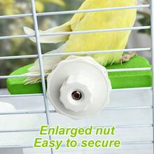 1pc Cloud Parrot Jumping Platform Toy, Bird Scratching Perch, Bird Cage Decor Parrot Rest Stand, Suitable For Birds And Small Pets All Seasons - View 8