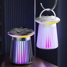 Rechargeable Electric Mosquito Killer, Effective Mosquito, Fly, Moth, Fruit Fly Zapper Lamp With Hook, Suitable For Bedroom, Room, Living Room, Kitchen, Garden, Patio, Anti-Mosquito & Insect Essential - Multicolor - View 11