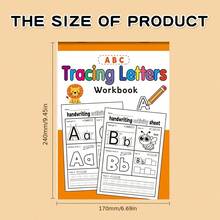 64 Pages Handwriting Practice Notebook - Includes Common Vocabulary, Highlighted And Writing Practice, English Uppercase And Lowercase Letters, And Spelling Skills Writing Course - Multicolor - View 3