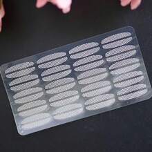 Double Eyelid Patch Thin Gauze Mesh Lace Stickers Invisible Double Fold Adhesive Free Eyelid Sticker Invisible Narrow Tape - Nude - View 5
