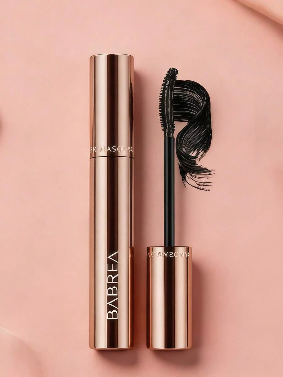 babrea 韩国睫毛卷翘精华液，持久卷翘，浓密丰盈，防晕染，黑色 - 查看 1