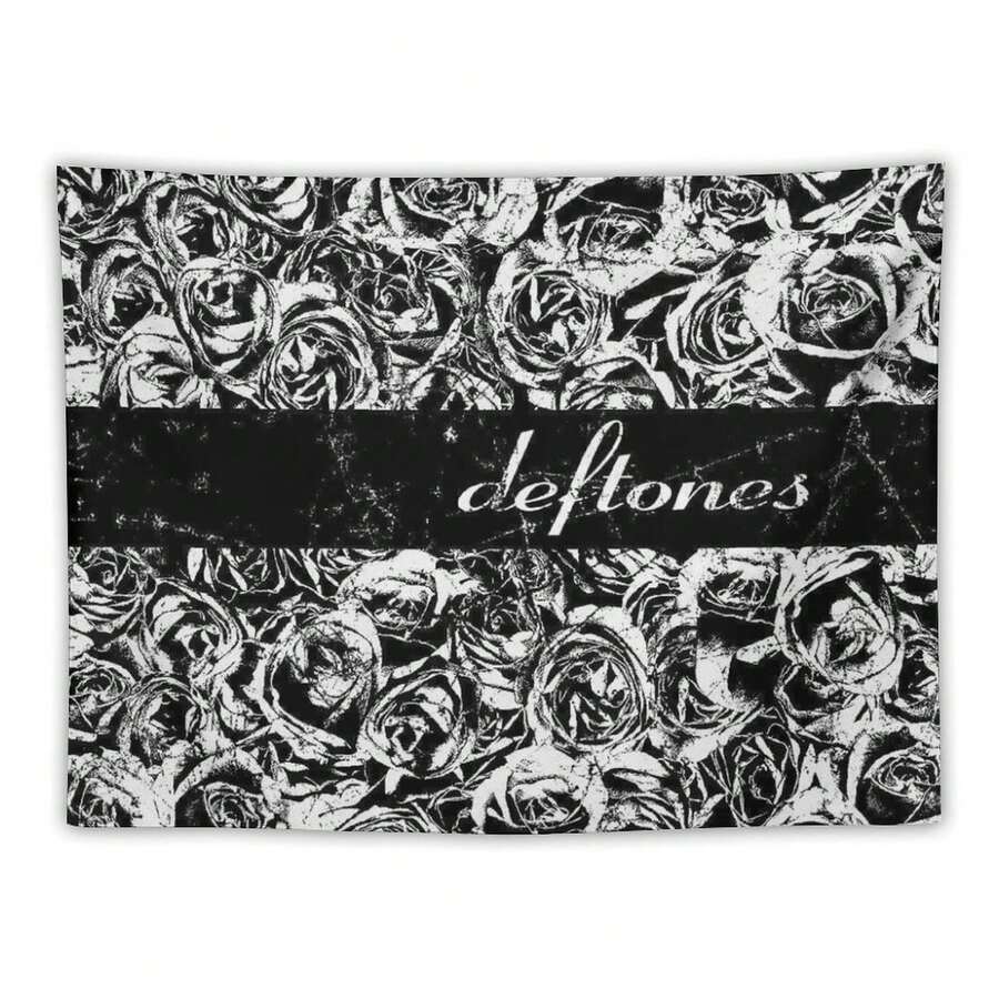 Deftone Music Album Canvas Art Poster Tapestry Wall Hanging For Room Decor Aesthetic Bedroom Dorm Decor, Home Decor, Flags For Room, Tapestry, Wall Tapestry - 1PC - 查看 1