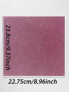 1 pieza Pegatina de diamante de imitación brillante, Pegatina decorativa de cristal brillante autoadhesiva para DIY en coche, muebles, taza, marco de fotos, adecuada para decoración de coche, 4.45 X 9.37 pulgadas/8.96 X 9.37 pulgadas/9.37/12 pulgadas (rosa claro) - Rosa Pálido - Ver 7