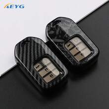 Casing Pelindung Kunci Mobil ABS Gaya Serat Karbon untuk CRV CR-V, Civic, Accord, HR-V HRV, City, Odyssey, XR-V, Aksesoris Casing Kontrol Jarak Jauh Tanpa Kunci - Honda A - View 2