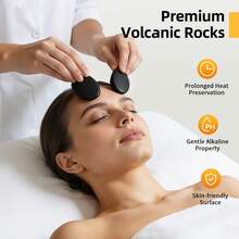 OUKANING 18 Hot Stones For Massage Massage Set With Massaging Rocks Portable Box For Spa Warming Therapy Massage - 1 - View 3