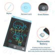 8.5-Inch LCD Writing Tablet, Digital Drawing Tablet, Handwriting Pads, Portable Electronic Drawing Board For Children Ages 3-8 (PYBT) - Rose - View 5