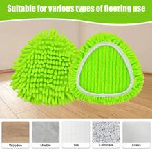 Mop Heads Replacements Compatible With O-Cedar Easy Wring 1-Tank System,Mop Replace Head For Dry/Wet Use,4 Pack Reusable Spin Mop Replacement Head,Washable Chenille Dust Mop Refills For Floor Cleaning - 4 cái - Xem 5
