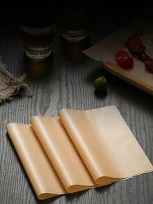 100pcs 20x15 Inch Parchment Paper, Thick Baking Paper, Unbleached Non-Stick, Suitable For Air Fryer, Grilling, Steaming Bread, Cakes And Food Packaging - Multicolor - View 6