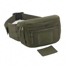 Bagbase Molle Utility Waist Bag (Military Green) - 100% Polyester - (BC5447) - Army Green - View 3