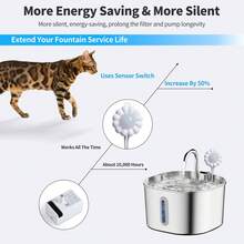 1pc Automatic Sensing Cat/Dog Water Dispenser, Smart Sensing Type - One Size Fits All - View 7