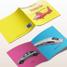 Transportation Learning Big Cards | Everyday Knowledge | Interactive Study | Holiday Bestseller - Large Card Book - View 5