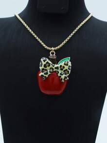 1件装返校及毕业季铅笔蝴蝶吊坠项链，INS风格设计，教师节元素，女士款 - 項鍊 - 查看 11