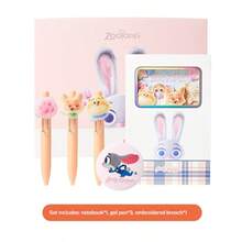 Disney Notebook Set, Cartoon Delicate Planner Diary Notebook Gift Box, Stationery Supplies, Zootopia 2026 New Arrival, Birthday & Back To School Gift - A - View 12