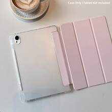 Triple Fold Tablet Protective Cover, Compatible With Honor Pad X8a, X9a, Tab M11, Pad 2 11", Matepad SE 11 2024, Matepad 11.5S. Features Intelligent Sleep/Wake, Anti-Fall Protection, Matte TPU Case With Pen Slot - Three-fold Pen Slot - View 25