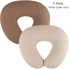 2 chiếc vỏ gối cho con bú bằng vải muslin, vỏ gối thoáng khí phù hợp với gối cho con bú tiêu chuẩn, vỏ gối mềm mại có khóa kéo, thích hợp cho bé trai và bé gái. - Nhiều màu - Xem 2
