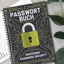 1本精美密码笔记本，螺旋装订，用于详细记录网站登录信息，花卉图案密码日志，老年人密码笔记本，密码记录簿，密码记忆簿，个人记事本，办公计划本 - A5 - 查看 5