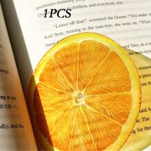 1个亚克力葡萄苹果无花果造型书签，半透明，可爱书籍配件，返校礼物，读书俱乐部礼物，创意礼物，可用作DIY配件，非常适合阅读、学习角、桌面装饰、课堂奖励、文具爱好者，趣味水果设计，轻巧耐用的亚克力材质，半透明色调，时尚的图书馆伴侣，适合赠送给学生和老师，是交换礼物的理想选择，日记本和笔记本配件，日常书签，宿舍装饰，新颖的礼物创意，收藏品，彩色页面保护器，方便查找页面，防止折角，多用途夹式书签 - 彩色 - 查看 9