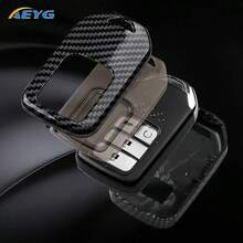 Casing Pelindung Kunci Mobil ABS Gaya Serat Karbon untuk CRV CR-V, Civic, Accord, HR-V HRV, City, Odyssey, XR-V, Aksesoris Casing Kontrol Jarak Jauh Tanpa Kunci - Honda A - View 5