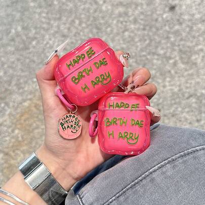 Wave Edge Cake Design Earphone Protective Case Compatible With Apple Air 1/2/3/4/Pro/Pro2/Pro3