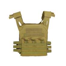 1pc Multifunctional Outdoor Training Vest - Molle System, Adjustable, Suitable For CS Games, Hiking And Fishing, Durable Polyester Material, Suitable For All Seasons. Men's Multifunctional Lightweight Training Vest, Black, Outdoor CS Tactical Vest, Outdoor Camping Vest. - Multicolor - View 7
