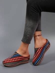 Dép lê đế xuồng thoải mái cho nữ, kiểu dáng tối giản thời trang, mũi kín, phù hợp để mang hàng ngày. - Nhiều màu - Xem 3