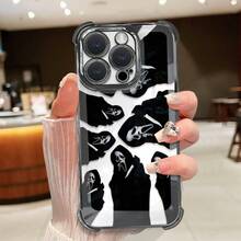 1pc Electroplated Devil/Halloween Skull Shockproof TPU Protective Case Compatible With IPhone 17 Pro Max/Air 16 Pro Max/16 Pro/16/15 Pro/15/13 Pro Max/12 Pro Max/15 Pro Max/14 Pro Max/13/12/11 And Galaxy S25 Ultra/Galaxy S24 Ultra/Galaxy S23/Galaxy S22/Galaxy S21 - 多色2 - 查看 27