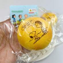 SNOOPY 1个史努比汉堡慢回弹减压捏捏玩具，超柔软PU仿真汉堡玩具挂件，学生礼物，款式随机 - 黑色 - 查看 3