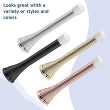 10PCS Door Stopper Rubber Tip Replacement 0.39 Inch Door Stop Caps Multifunction Rubber Door Stopper Bumpers Tips For Door Wall Floor Protection White - White - View 6