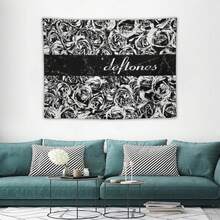 Deftone Music Album Canvas Art Poster Tapestry Wall Hanging For Room Decor Aesthetic Bedroom Dorm Decor, Home Decor, Flags For Room, Tapestry, Wall Tapestry - 1PC - 查看 4