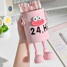 Desk Organizer Drawer Desktop Storage Pen Holder Workstation Accounting Manual File Rack, Back To School/Makeup Brush Holder, Cosmetic Storage Box, Pen Cup Organizer - Back To School Essential - One Size - View 3