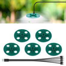 育苗盘生长灯 全光谱室内植物生长灯 育苗盘套装，带湿度罩 植物生长灯 发芽盘灯 1分2/1分3/1分4/1分5分线器 植物生长灯 - 綠色 - 查看 1