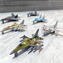 Realistic Model Airplanes, Helicopters And Jets, Aviation Decor Collectibles, No Battery Required, Ideal Birthday Gift For Boys - Black - View 8