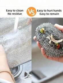 10 Pcs Double Sided Thickened Fabric Magic Cleaning Cloth With Metal Wire, Kitchen Cleaning Rag, Dishes & Pots, Cleaning Towels, Kitchen Dish Pot Washdishing Cloths Towel Clean Tools - Multicolor - View 8