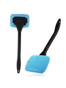 1 pieza Cepillo de limpieza para parabrisas de coche, cepillo desincrustante para parabrisas, herramienta de limpieza para cristal delantero - A - Ver 9