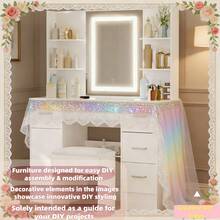 Vanities & Vanity Benches - White - View 3