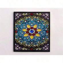 SNA Cuaderno de bordado de diamantes, estilo nuevo 2026. caliente de pintura de diamantes 5D DIY, mosaico de cristal redondo de diamante de imitación, adecuado para tomar notas, reuniones, exámenes - Conjuntos - Ver 4