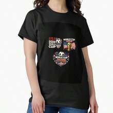 World Cup 2026 USA T-Shirt – Soccer Football Fan Design _ America Host Edition Classic T-Shirt - 黑色 - 查看 1