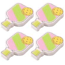 4 Pcs Compact Kitchen Sponges, Reusable Pickleball Cleaning Cellulose Sponge Wood Pulp Pickleball Gift Fun And Quirky Kitchen Accessory Household Gadget - A - View 8