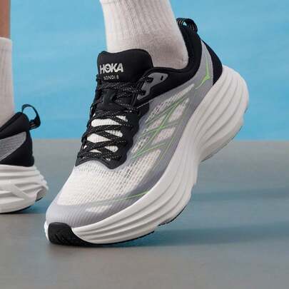 Hoka Unisex Bondi 8 TS Caged Running Shoes, Outdoor & Casual Comfortable Sneakers, 1155391-WTTR