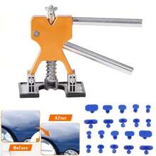 Dent Repair Kit, Includes Dent Repair Tool Set And Gold Dent Puller, With Dent Pulling Tabs, Suitable For Repairing Hail And Other Metal Surface Dents On Car Body, No Painting Required - Manual Repair Tools - View 4