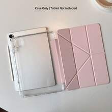 Acrylic Transparent Back Cover DIY Protective Case With PU Leather Smart Y-Fold Stand, Auto Sleep/Wake Function, Suitable For Pad 2 11-Inch Tablet (2023) And Poco Pad X1 11.2-Inch Tablet (2025) - Acrylic - View 8