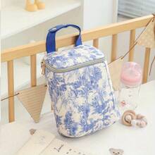Túi giữ lạnh sữa mẹ, phù hợp cho cả mẹ và bố, đựng được tối đa 4 bình sữa, dung tích lên đến 237ml (9oz), túi giữ nhiệt có quai đeo, túi trữ sữa mẹ cho các bà mẹ đang cho con bú và sử dụng ở nhà trẻ. - Nhiều màu - Xem 14